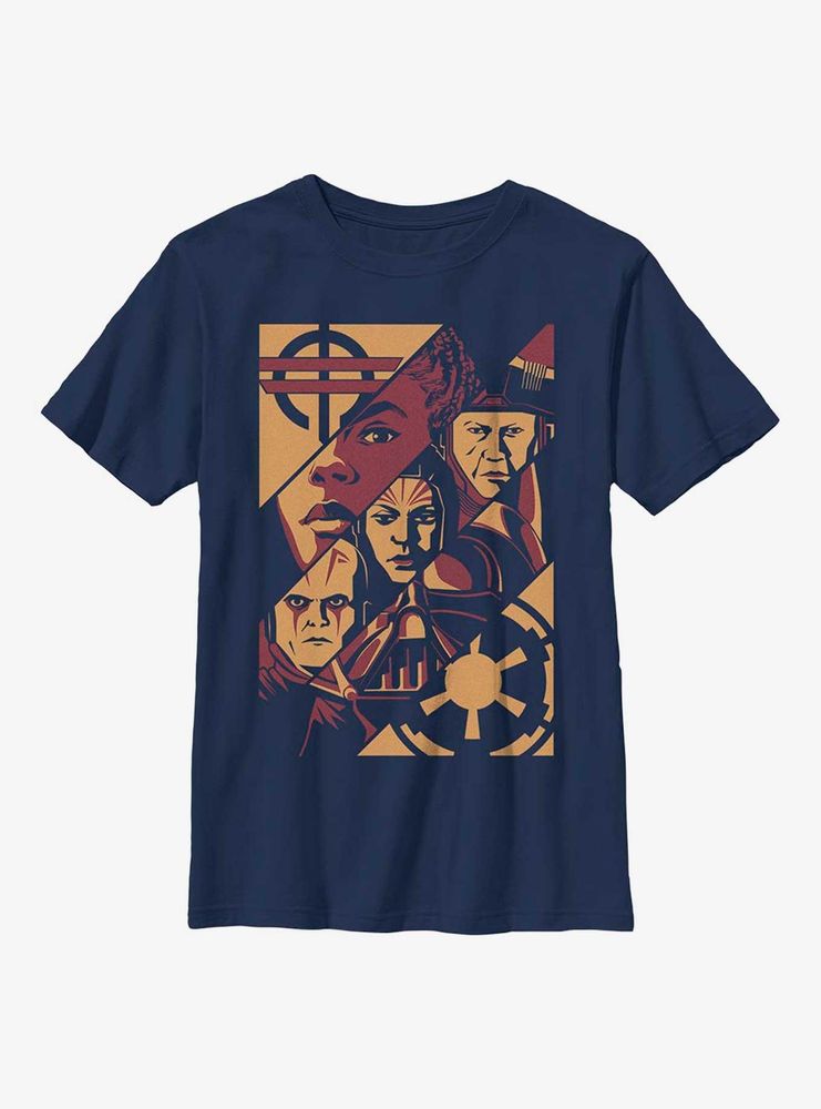 Star Wars Obi-Wan Kenobi Split Panels Youth T-Shirt