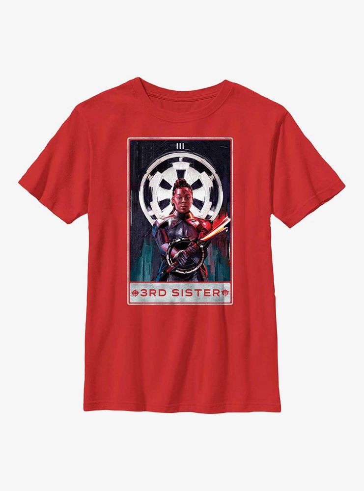 Star Wars Obi-Wan Kenobi 3rd Sister Tarot Card Youth T-Shirt