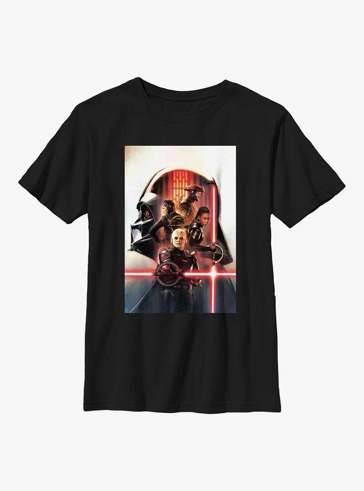 Star Wars Obi-Wan Kenobi Vader Profile Poster Youth T-Shirt