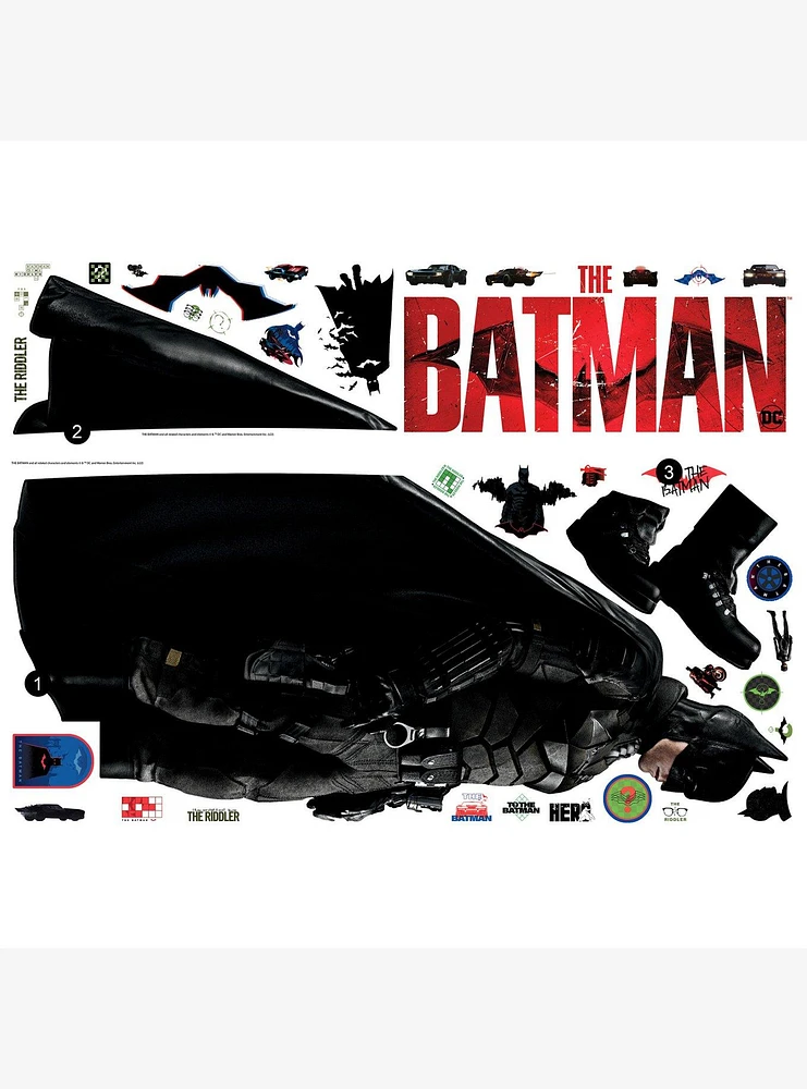 DC Comics Batman Peel & Stick Giant Wall Decals