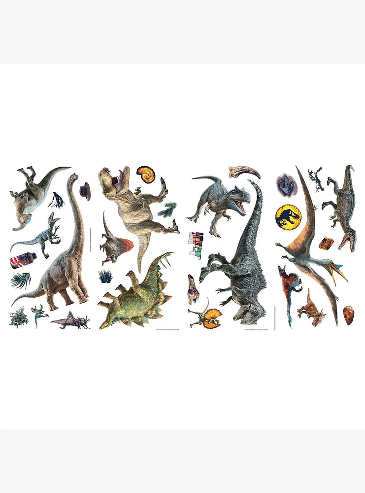 Jurassic World: Dominion Peel & Stick Wall Decals