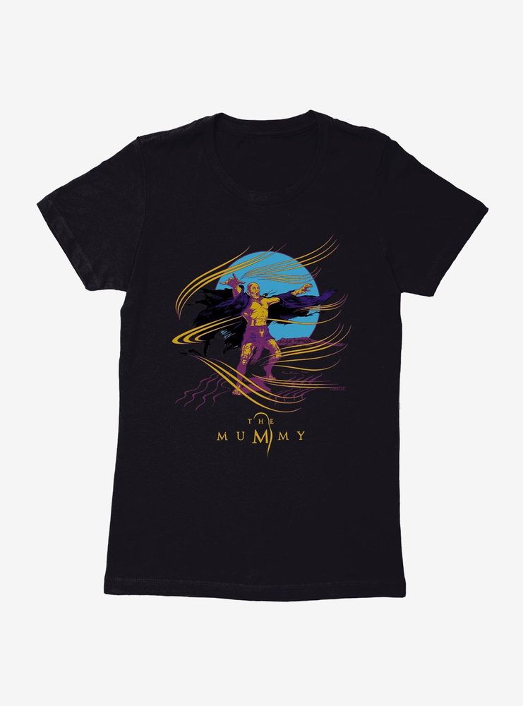 The Mummy Walk Through Sandstorm Womens T-Shirt