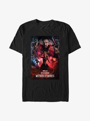 Marvel Doctor Strange The Multiverse Of Madness Movie Poster T-Shirt