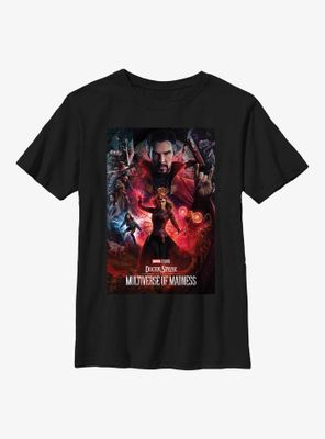 Marvel Doctor Strange The Multiverse Of Madness Movie Poster Youth T-Shirt