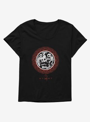 The Mummy Ornament Face Womens T-Shirt Plus