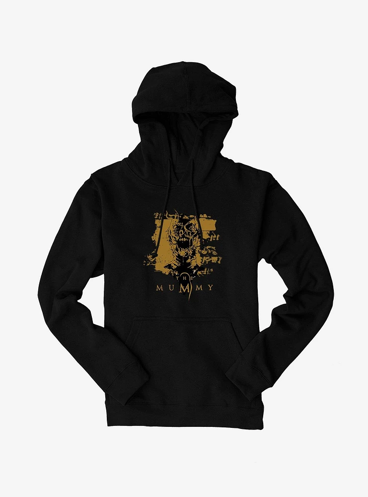 The Mummy Distressed Hieroglyphics Hoodie