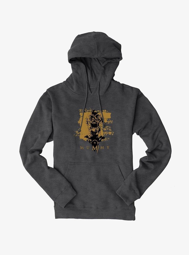 The Mummy Distressed Hieroglyphics Hoodie