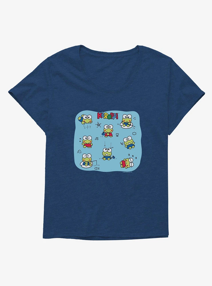 Keroppi Happy Vibes Girls T-Shirt Plus