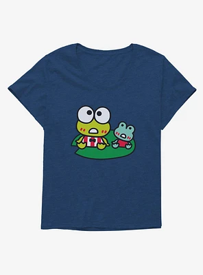 Keroppi & Kokero Sitting Girls T-Shirt Plus