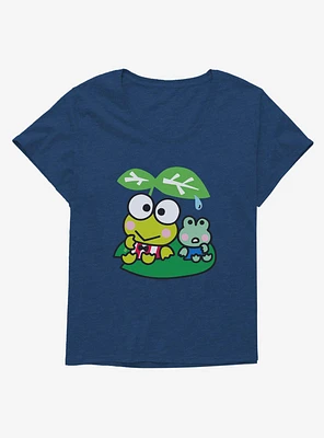 Keroppi & Kokero Water Drop Girls T-Shirt Plus