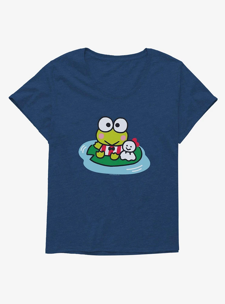 Keroppi & Teru Sitting Girls T-Shirt Plus