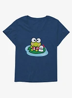 Keroppi & Teru Sitting Girls T-Shirt Plus