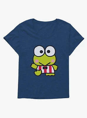 Keroppi Waving Stripes Girls T-Shirt Plus