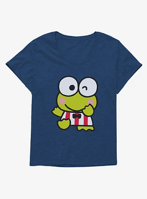 Keroppi Winking Girls T-Shirt Plus