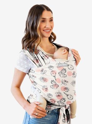 Disney Beauty and the Beast Belle Moby Wrap Baby Wrap Carrier in Blush