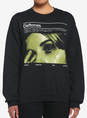 Deftones Ohms Genesis Boyfriend Fit Girls Sweatshirt