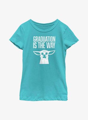 Star Wars The Mandalorian Grogu Graduation Youth Girls T-Shirt