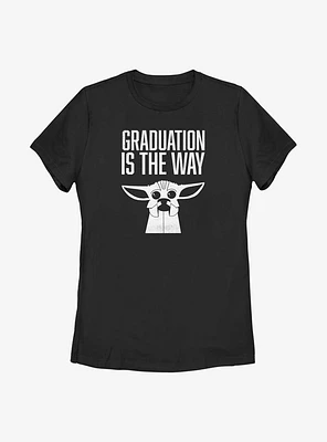 Star Wars The Mandalorian Grogu Graduation Womens T-Shirt