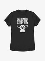 Star Wars The Mandalorian Grogu Graduation Womens T-Shirt