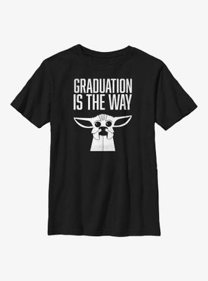 Star Wars The Mandalorian Grogu Graduation Youth T-Shirt