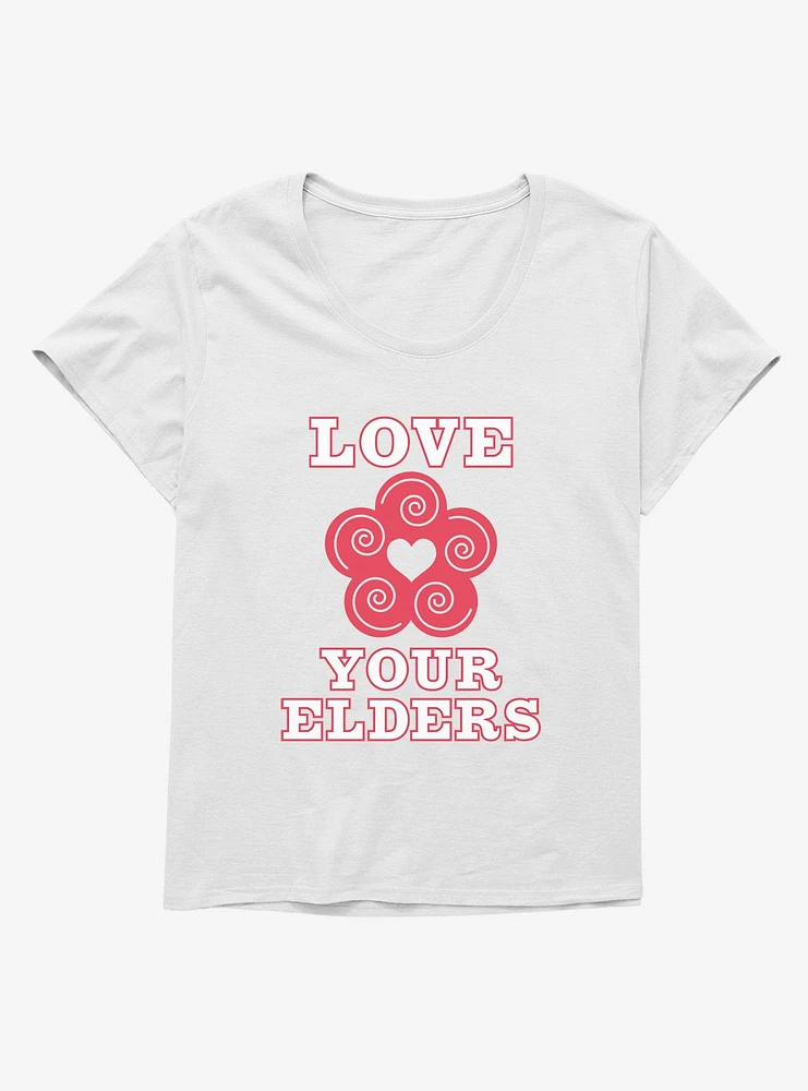 Love Your Elders Girls T-Shirt Plus