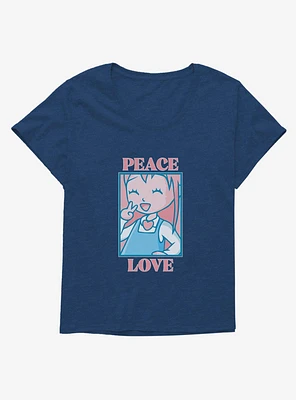 Peace Love Girls T-Shirt Plus