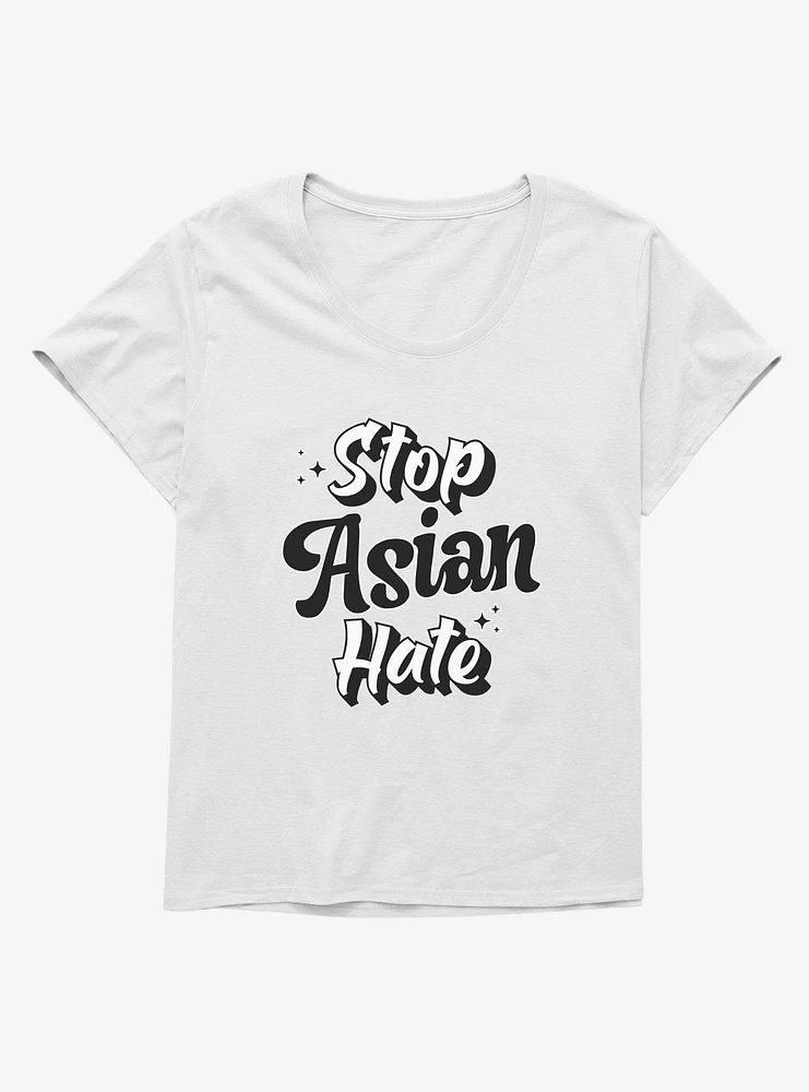 Street Art Stop The Hate Girls T-Shirt Plus