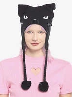 Emily The Strange Cat Tassel Beanie