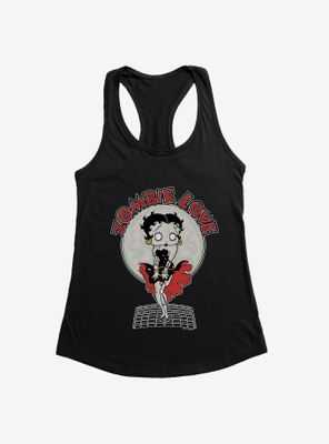 Betty Boop Zombie Love Street Grate Womens Tank Top