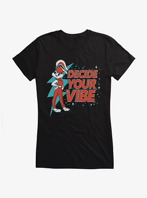 Looney Tunes Decide Your Vibe Girls T-Shirt