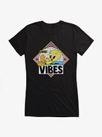 Looney Tunes Tweety Good Vibes Girls T-Shirt