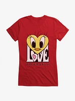 Looney Tunes Tweety Love Yourself Girls T-Shirt