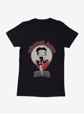 Betty Boop Zombie Love Street Grate Womens T-Shirt