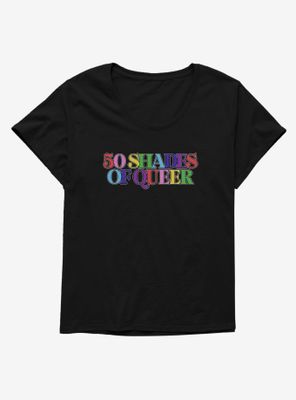 Pride 50 Shades Of Queer T-Shirt Plus