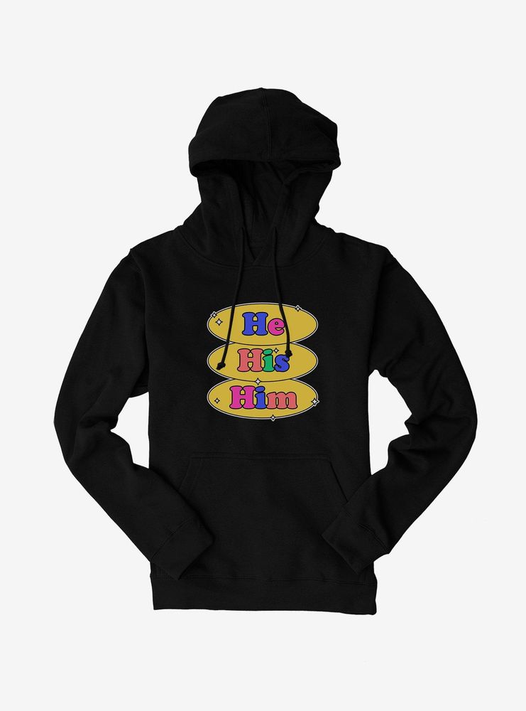 Pride Pronouns He His Him Hoodie