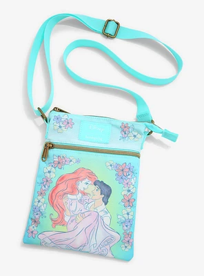 Loungefly Disney The Little Mermaid Ariel & Eric Passport Crossbody Bag