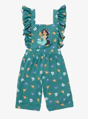 Our Universe Disney Aladdin Princess Jasmine Ruffled Toddler Overalls - BoxLunch Exclusive