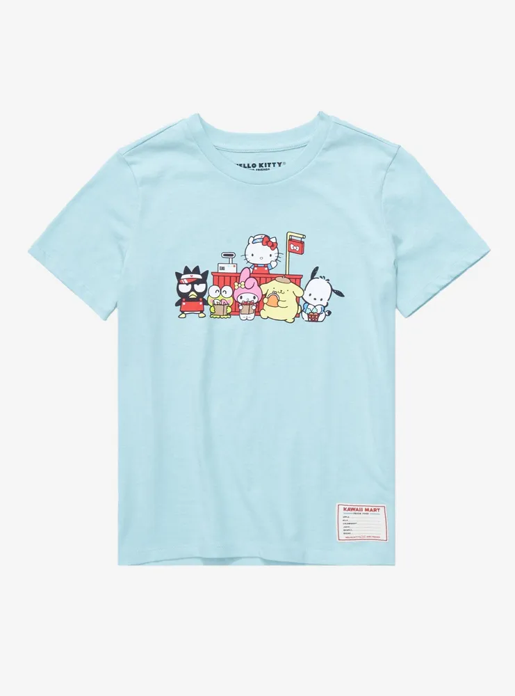 Sanrio Kawaii Mart Group Portrait Striped Layered Long Sleeve T-Shirt -  BoxLunch Exclusive