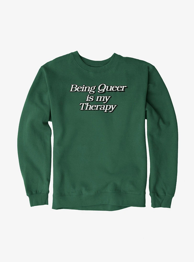 Pride Queer Is My Therapy Sweatshirt