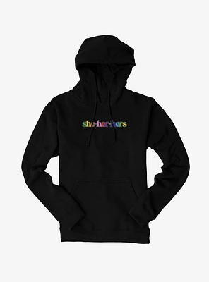Pride She Her Hers Pronouns Hoodie