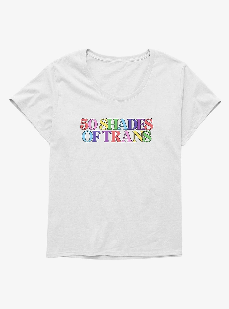 Pride 50 Shades Of Trans T-Shirt Plus