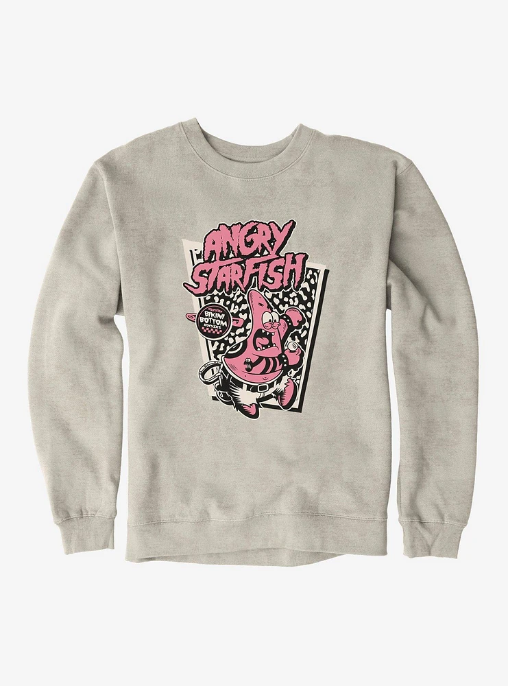 SpongeBob SquarePants Punk Angry Starfish Patrick Sweatshirt