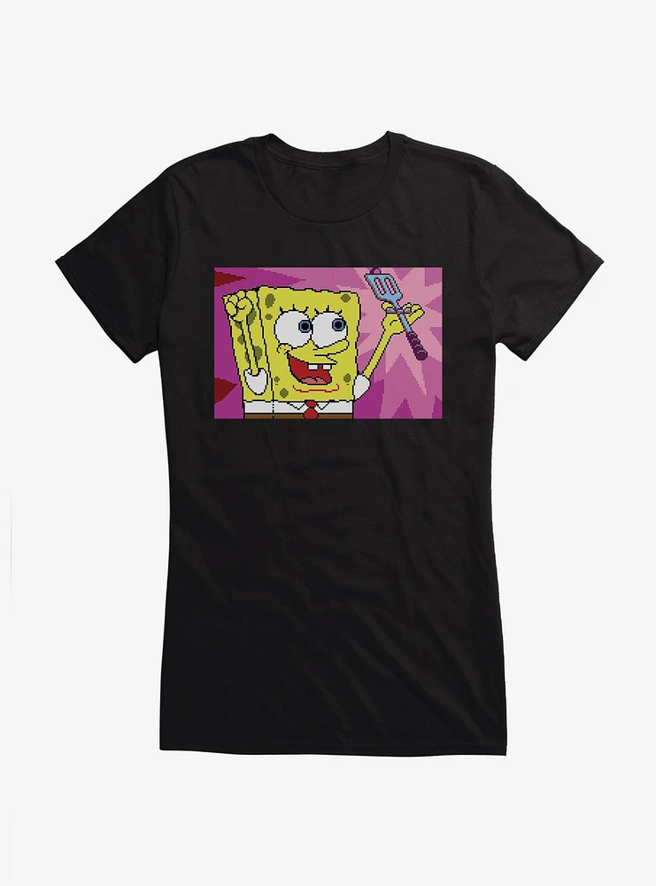 SpongeBob SquarePants Achieved Lost Spatula Girls T-Shirt