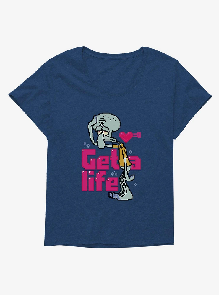 SpongeBob SquarePants Get A Life Squidward Girls T-Shirt Plus