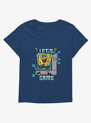 SpongeBob SquarePants Let's Game Girls T-Shirt Plus