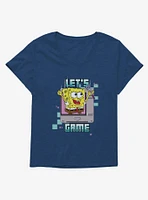 SpongeBob SquarePants Lets Game Spatula Girls T-Shirt Plus
