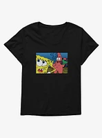 SpongeBob SquarePants Patrick Pants Off Girls T-Shirt Plus