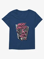 SpongeBob SquarePants Punk Angry Starfish Patrick Girls T-Shirt Plus