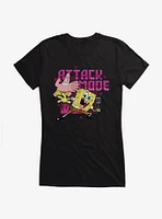 SpongeBob SquarePants Attack Mode Girls T-Shirt