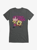 SpongeBob SquarePants Attack Mode Girls T-Shirt